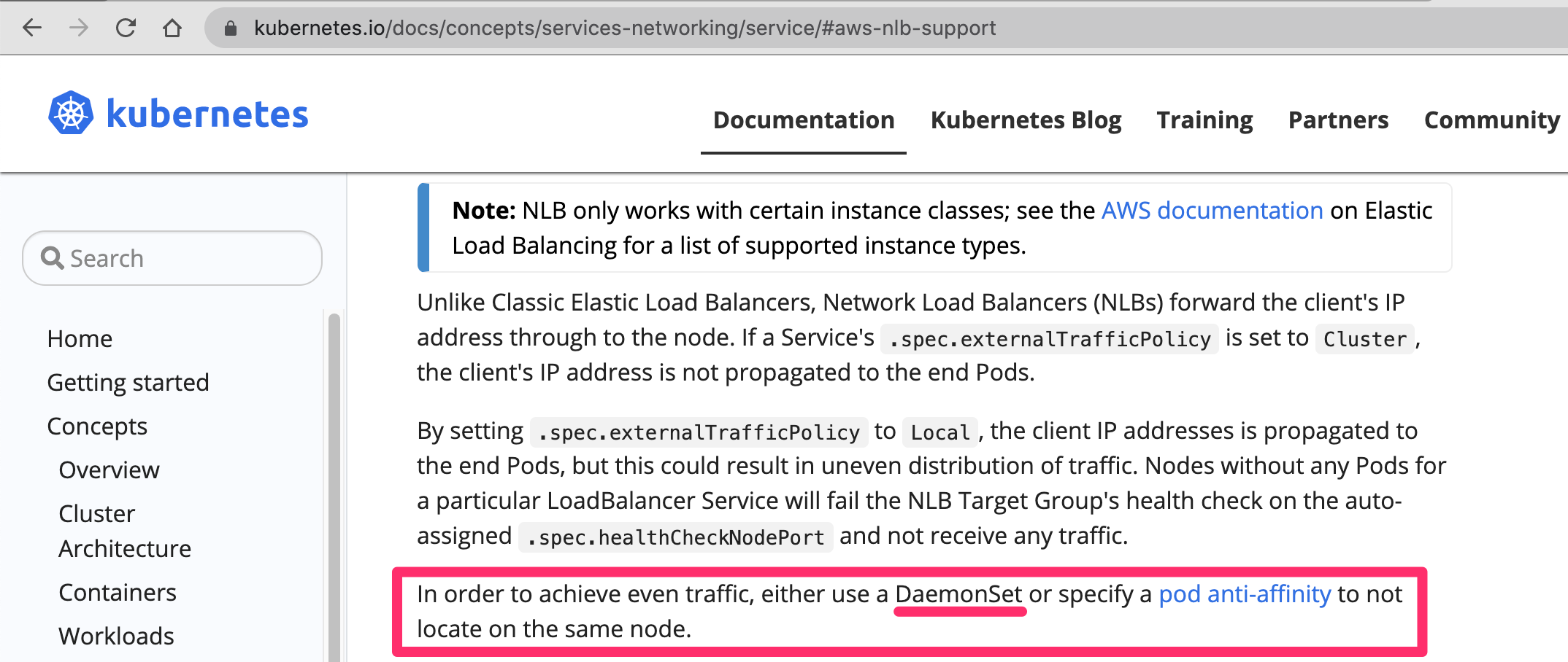 https://kubernetes.io/docs/concepts/services-networking/service/#aws-nlb-support 2020/11/18