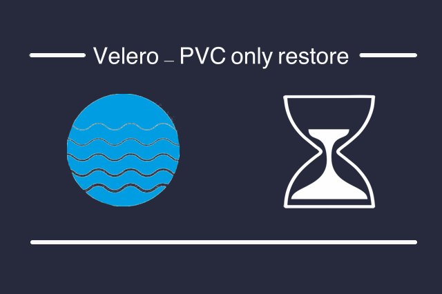 Velero - PVC only restore